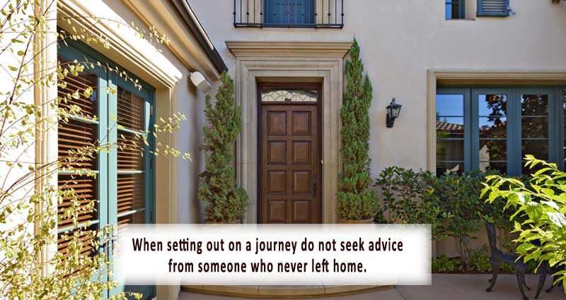 Rumi Travel Quotes When setting out