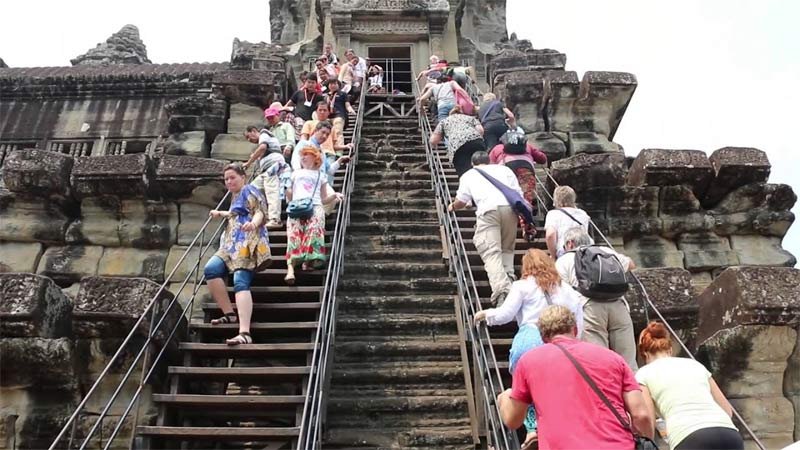 Angkor Wat Temple-stair