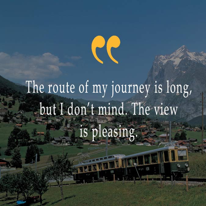 journey in train quotes