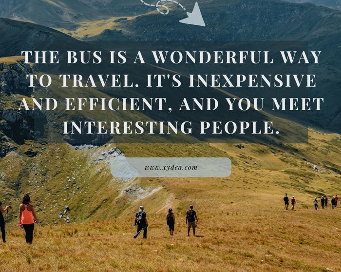 travel by bus quotes